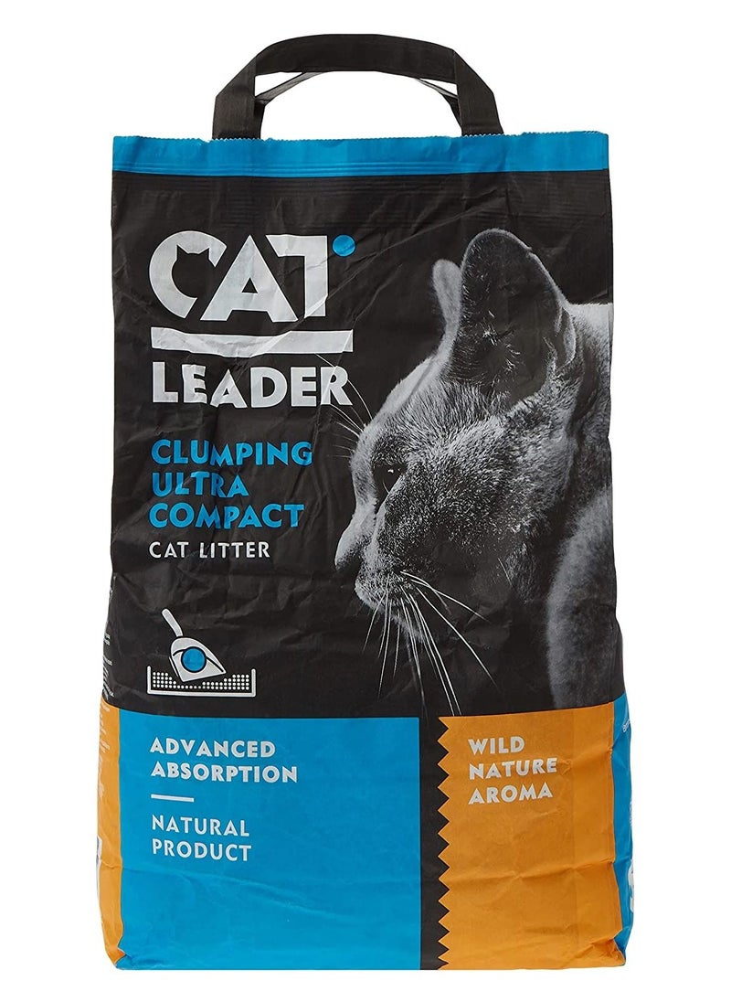 Cat Leader - Clumping Ultra Compact Cat Litter Wild Nature Aroma 5 kg - Image 1