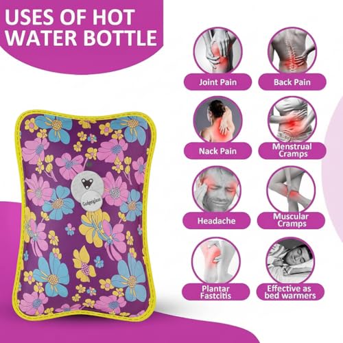 Gadgetglam Hot Water Bag Heating Bag Gel For Heat Pad Electric For Electric Heating Pad For Back Pain Men & Women With Charging Cord - Image 3