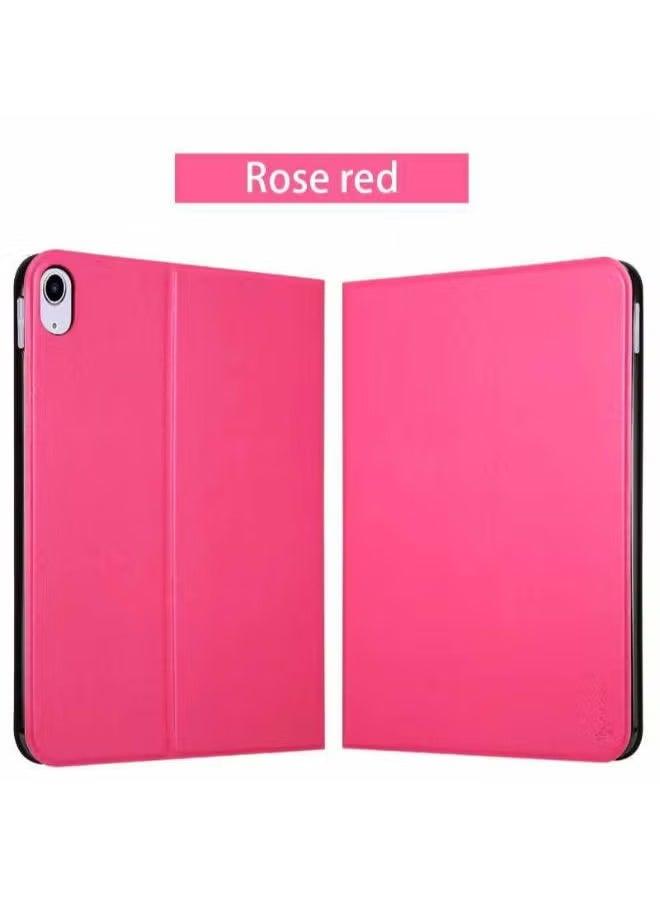 ELTRAZONE Rose Red Magnetic Flip Folio Stand Cover for iPad Mini 1/2/3/4/5 – Leather Smart Case  - Image 1