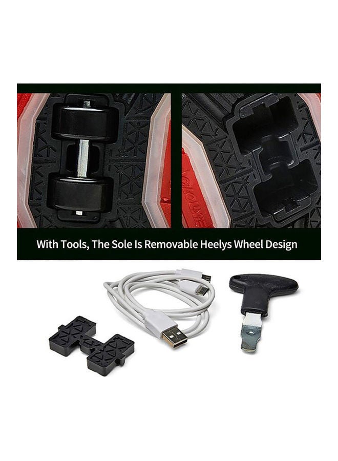 Kidle Rechargeable Roller Skate Shoes With LED Light And Accessories - Image 5