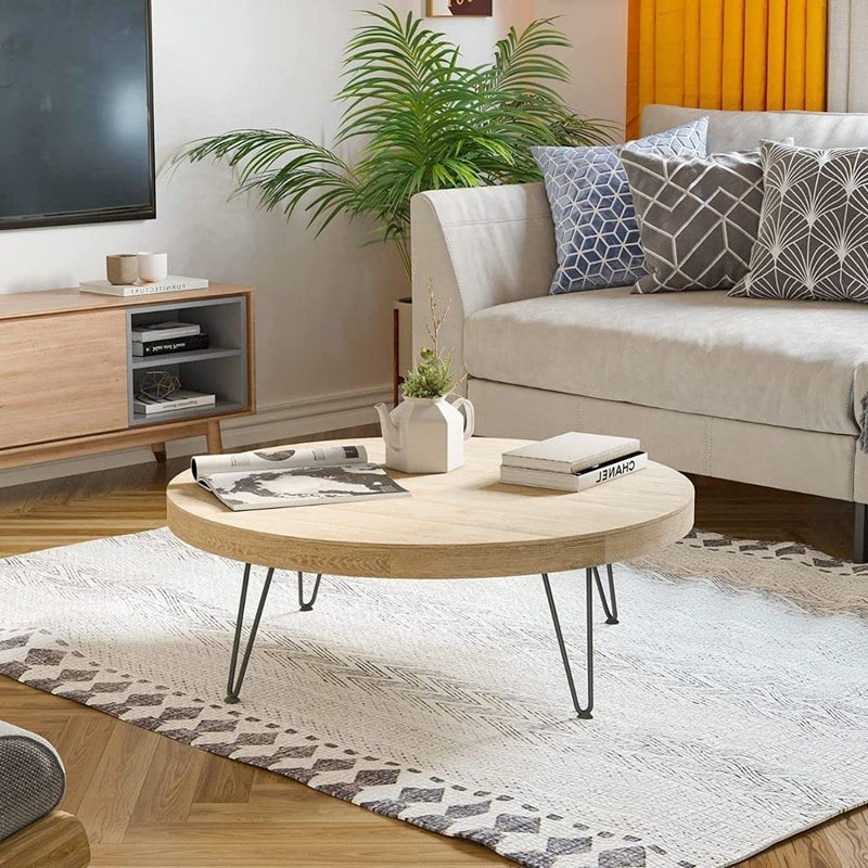 Decorila Heavy Duty Metal and Industrial Design Furniture Hairpin Sofa Table Legs with for Coffee Tables Modern Desks and Night StandsSet of 4 6 inch - Image 5