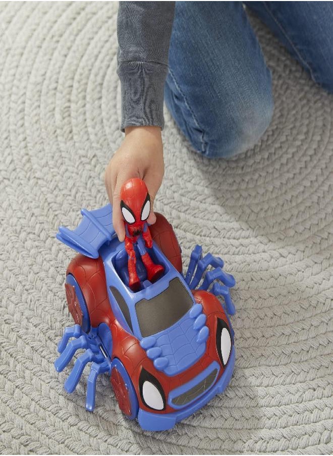 Spidey and His Amazing Friends Marvel Change 'N Go Web-Crawler and Spidey Action Figure, 2-in-1 Vehicle, 4-Inch Figure, for Kids Ages 3 and Up - pzsku/Z4781840691B6896B227AZ/45/_/1686134157/8c341791-b659-4cb6-87eb-6141b46edcc0