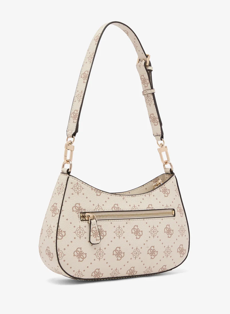 Guess  Emelie Logo Top Zip Shoulder Bag for Women | Best Price UAE
