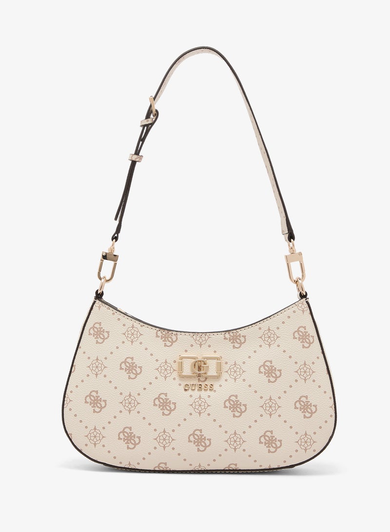 GUESS Emelie Logo Top Zip Shoulder Bag - Image 1