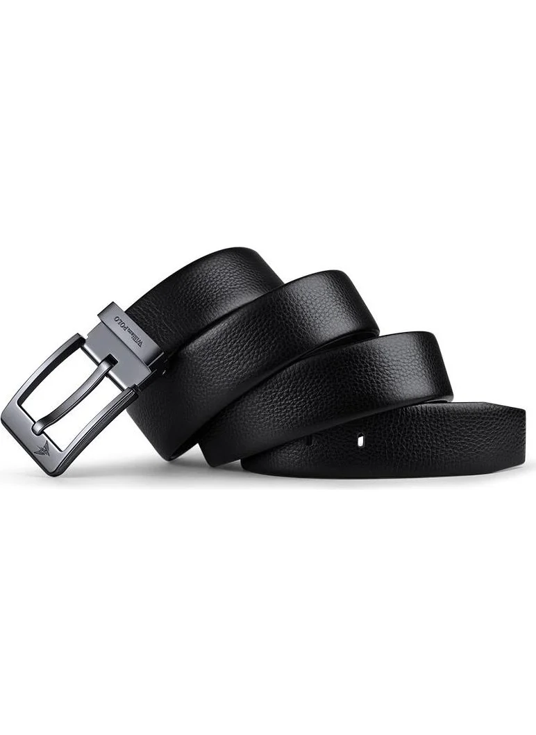 Williampolo Italian Premium Genuine Leather Men's 125 cm Belt