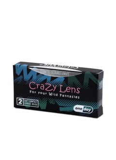 ColourVUE Crazy lenses - WHITEOUT Cosplay Lenses One Day Disposable - 2 Lenses  - Image 2