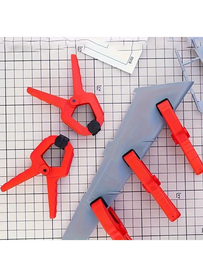 20 قطعة من مشابك التثبيت البلاستيكية المقاومة للانزلاق لأدوات صنع النماذج الحرفية - Image 1