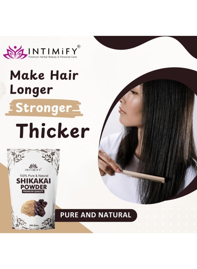INTIMIFY مسحوق شيكاكاي للشعر من إنتيميفاي، 100 غرام × 3 - Image 2
