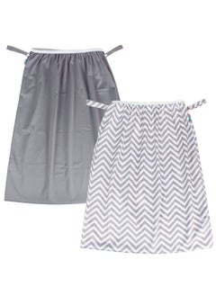 (2 Pack) Reusable Pail Liner For Cloth Diaper/Dirty Diapers Wet Bag Gray Chevron+Slate - pzsku/Z4781E0D5A23E28B82605Z/45/_/1707979959/b97aeae4-41eb-43a6-8c6e-5e5944dee0c3