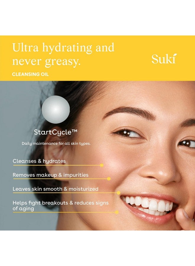 suki Cleansing Oil 4 Fl Oz Makeup Remover Facial Cleanser Prevents Breakout And Hydrates - Image 3