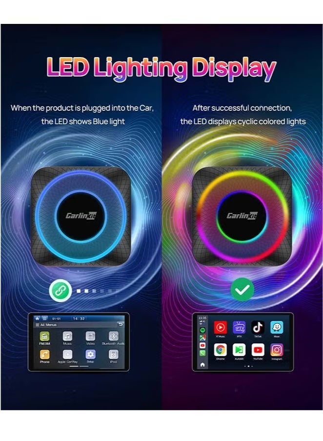 كار لينكيت مجموعة كارلين الجديدة 4 جيجا بايت محول لاسلكي للسيارة دونجل محمول لراديو السيارة OEM مع تشغيل السيارة السلكية - Image 4