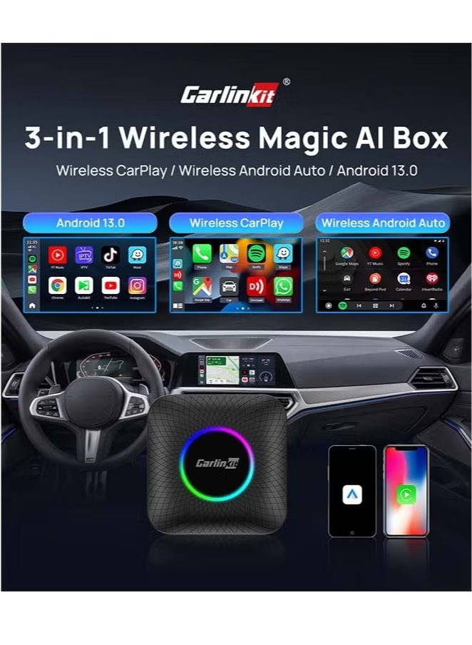 كار لينكيت مجموعة كارلين الجديدة 4 جيجا بايت محول لاسلكي للسيارة دونجل محمول لراديو السيارة OEM مع تشغيل السيارة السلكية - Image 1