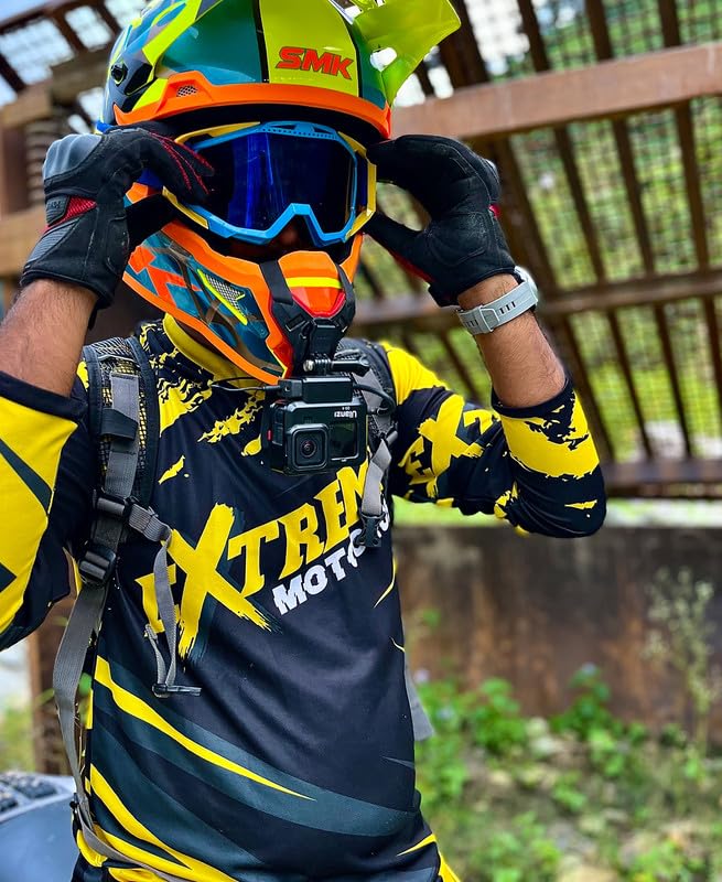 WANDERLOOMS Boy's and Men's Full Sleeve Extreme Motocross Printed Clothes Biker Jersey Riding Sports Tshirt (XL, Multicolour) - Image 3