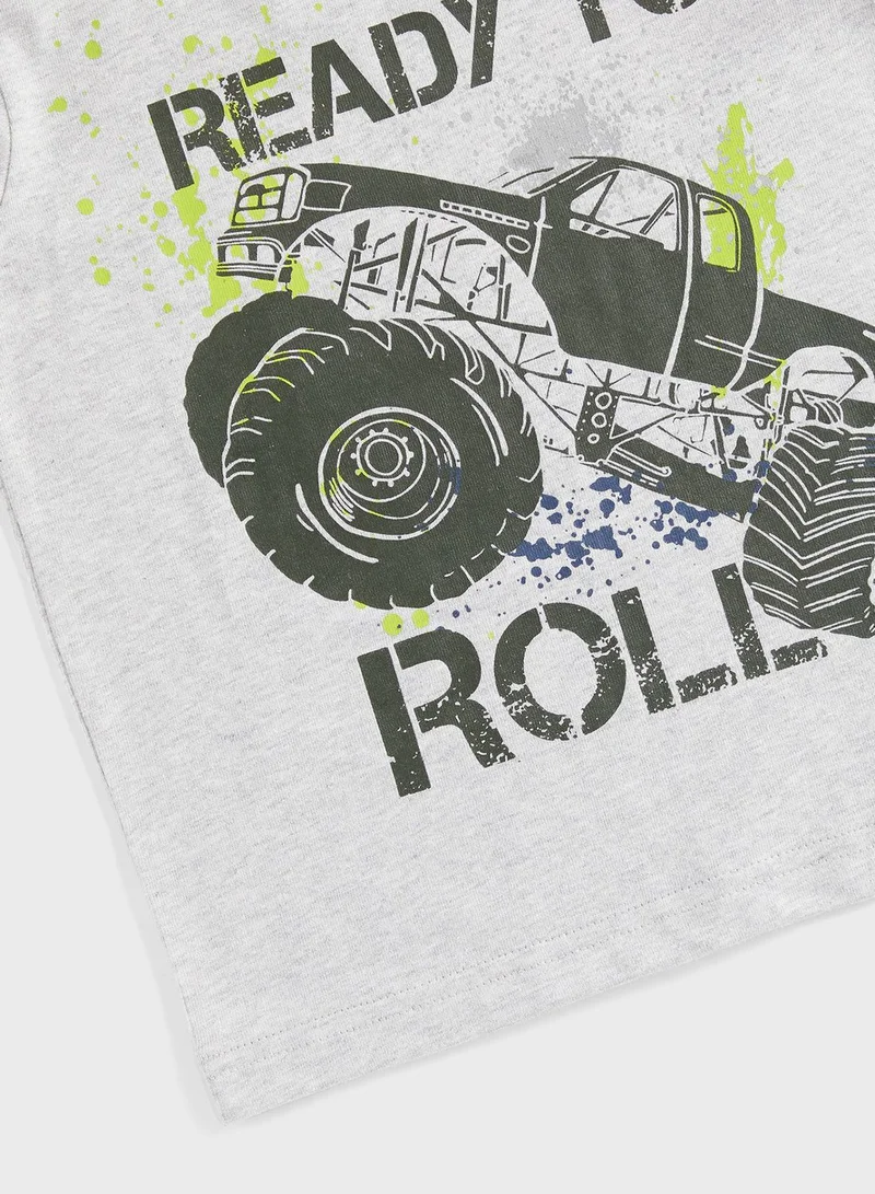 mothercare Ready to Roll Pyjamas - 2 Pack