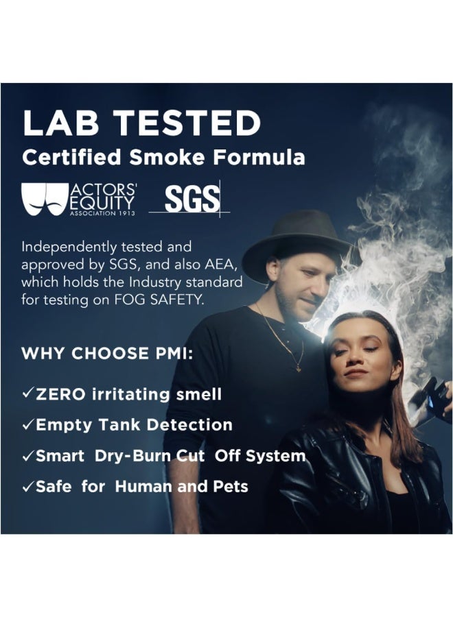 عدة PMI Smoke Ninja Pro Hazer – آلة دخان صغيرة محمولة لاسلكية تعمل بالبطارية لإنتاج الضباب والدخان للحفلات، التصوير، المسرح، والمؤثرات الفيديوية - Image 5