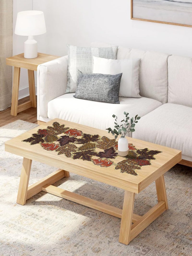 AIVIK Premium Handcraf Beautiful Beaded Table Runner Craftsmanship 13 36 Inch BR029 - Image 3