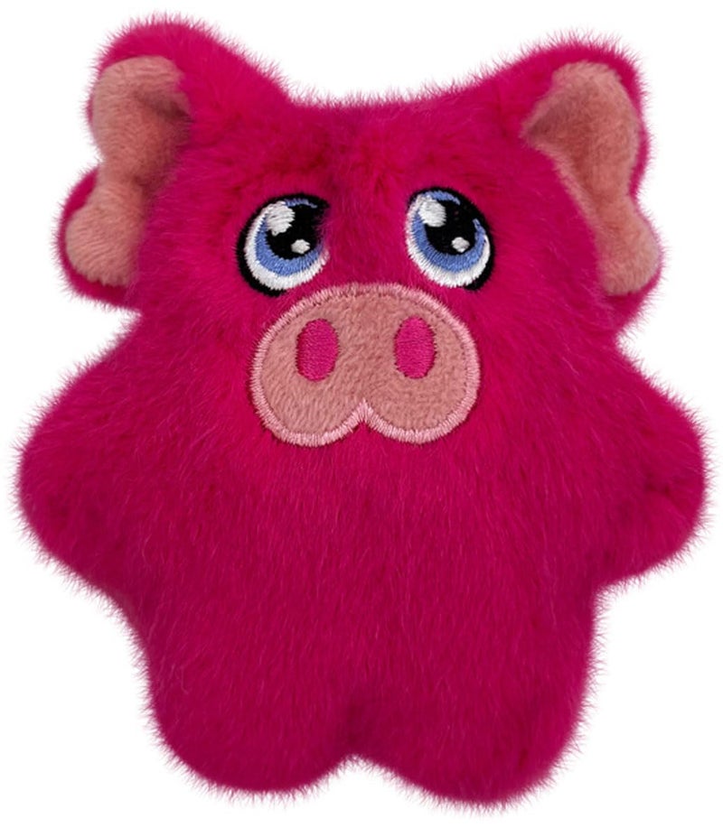 KONG Snuzzles Kiddos Mini Extra Small Dog Toy - Soft Plush Squeaky Toy for Small Dogs & Puppies (Frog/Pig/Duck Combo) - Image 5