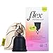 Flex Cup Starter Kit Full Fit Size 02 Reusable Menstrual Cup 2 Free Menstrual Discs PullTab for Easy Removal Tampon Pad Alternative Lasts up to 10 Years Capacity of 3 Super Tampons - Image 1
