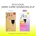 Flex Cup Starter Kit Full Fit Size 02 Reusable Menstrual Cup 2 Free Menstrual Discs PullTab for Easy Removal Tampon Pad Alternative Lasts up to 10 Years Capacity of 3 Super Tampons - Image 4