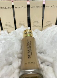 Miss Rose Moisturizing Liquid Foundation Facial Makeup  Long-lasting Non-smudge Natural Clear Concealer Lightweight Even Skin Tone  - Image 3