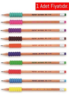 Pencil Taiga Natural Eva Grip Colored with Eraser_36 (1 Piece)