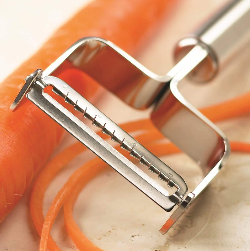 Kuhn Rikon Julienne Peeler with Blade Protector, Stainless Steel Handle - Image 3