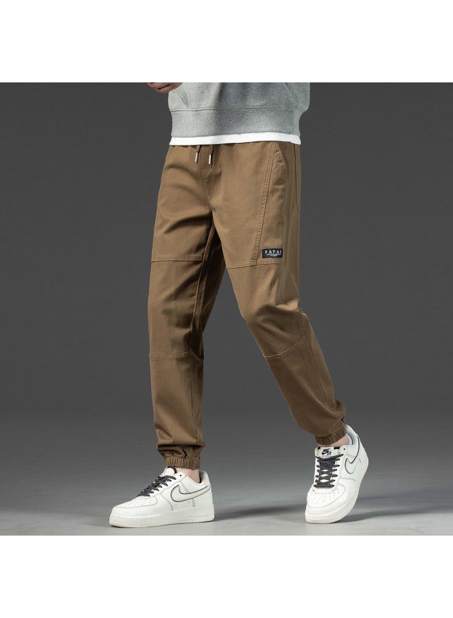 Fapai Autumn Winter Men's Casual Pants Fashion Sweatpants Loose Fit Cropped Pants Men - Image 5