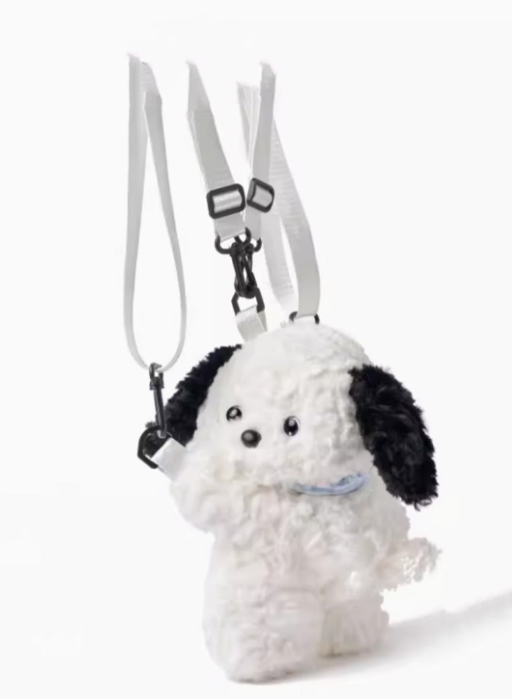 Little dog doll backpack, party bag, plush toy pendant, crossbody bag, children's birthday gift for both men and women  - Image 1