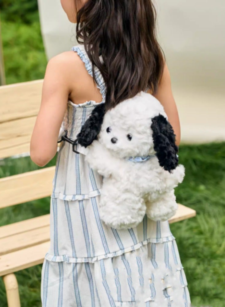 Little dog doll backpack, party bag, plush toy pendant, crossbody bag, children's birthday gift for both men and women  - Image 3