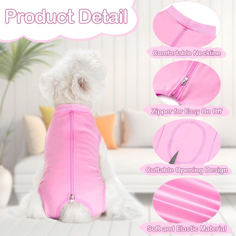 Coppthinktu Dog Surgery Suit Recovery Suit for Dogs After Surgery Female, Dog Onesie Neuter Puppy Spay Shirts, Post-Op Bodysuit Pajamas Anti Licking Abdominal Wounds Cone Alternative - Image 3