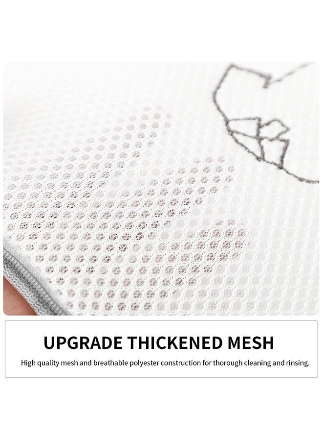 Muyixin 4-Piece Mesh Laundry Washing Bags Delicates Bag for Washing Machine Durable Honeycomb Mesh Bra Laundry Bag Washing Machine Lingerie Bags - Image 2