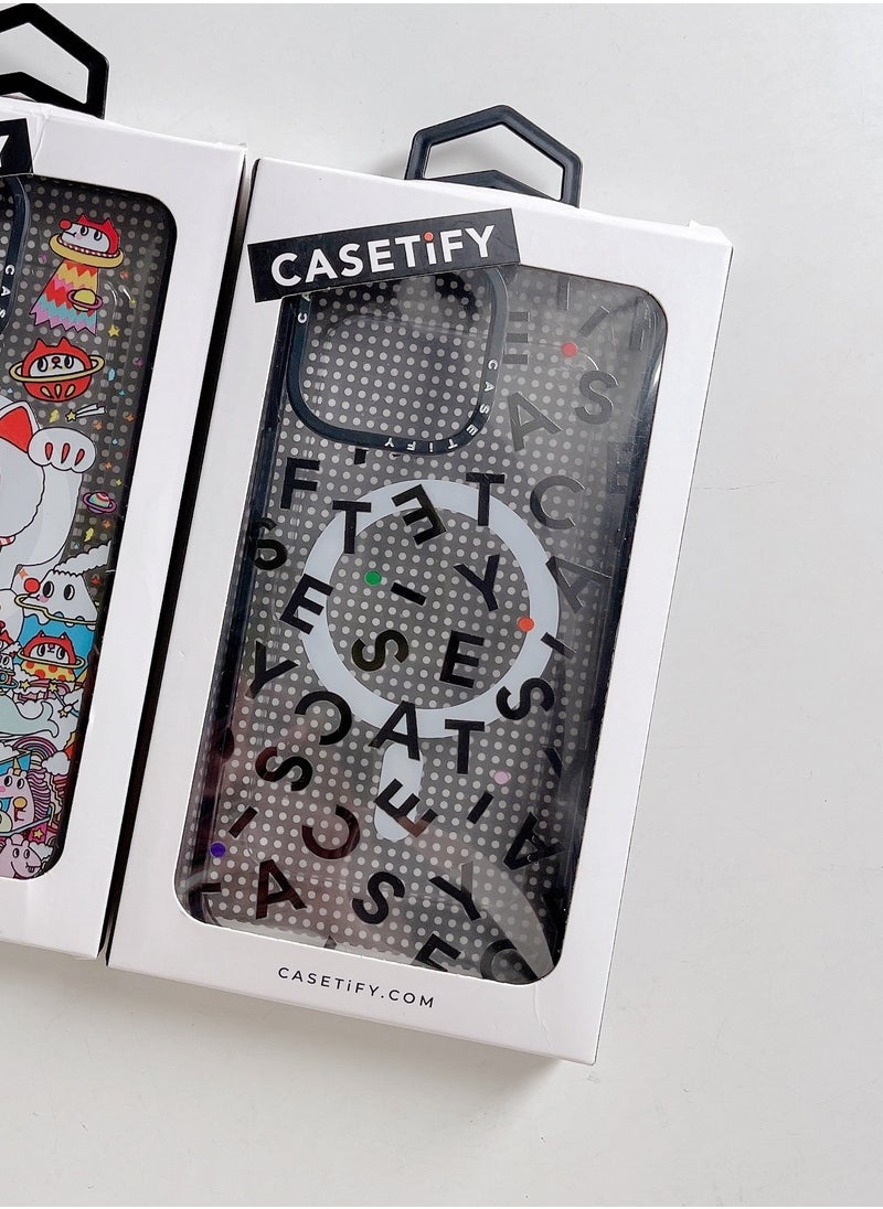 Casetify - For iPhone 14 Pro Max Case Casetify words Case Magnetic Magsafe MagFit Anti-Yellowing Technology Cover - Image 1
