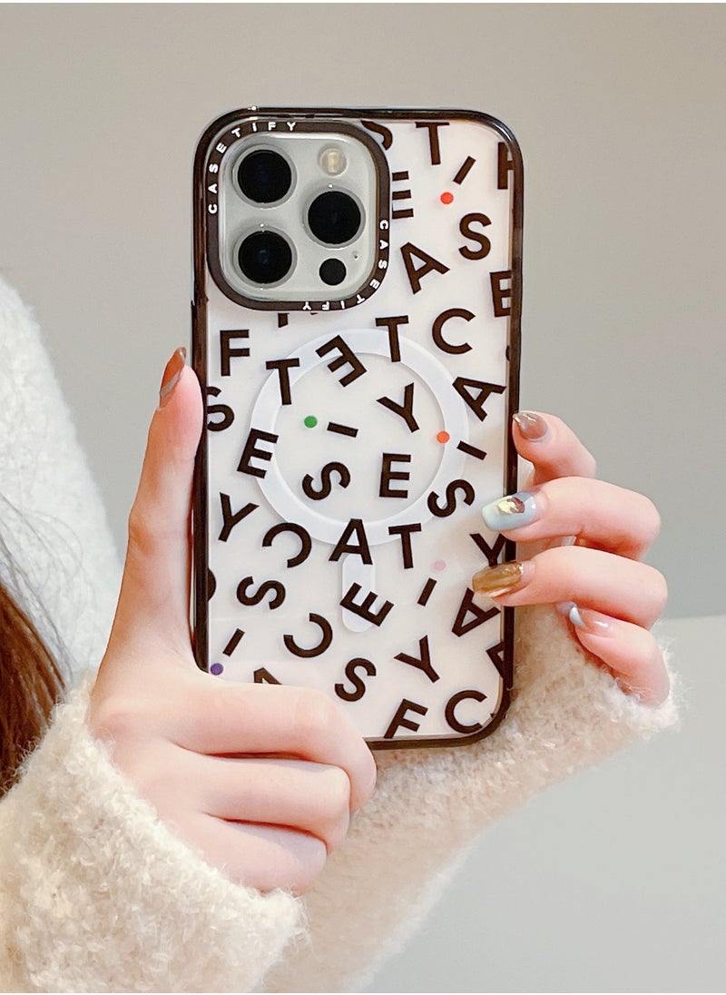 Casetify - For iPhone 14 Pro Max Case Casetify words Case Magnetic Magsafe MagFit Anti-Yellowing Technology Cover - Image 1