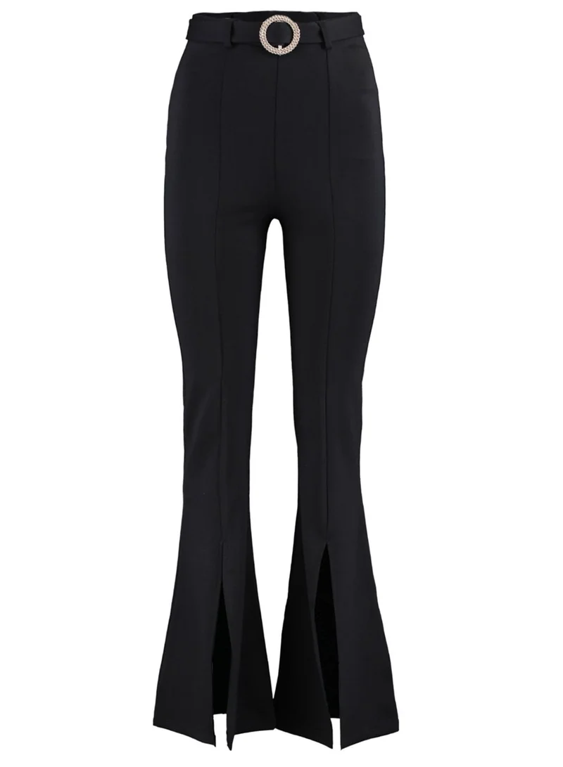 trendyol Split Detail Flared Pants