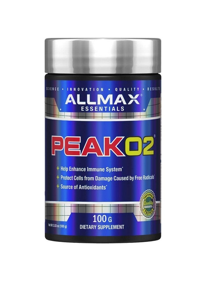 AllMax Nutrition ALLMAX Essentials PEAKO2 - Helps Enhance Immune System - Source of Antioxidants - Vegetarian, Gluten Free - 100 g - 100 Servings - Image 1