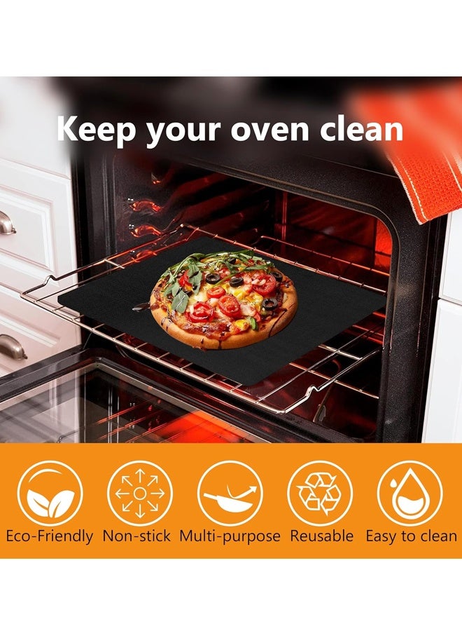 3 Pack Thickened Oven Liners for Bottom of Oven BPA & PFOA Free, Fit Electric Gas Toaster Convection Microwave Ovens Grills - Image 4