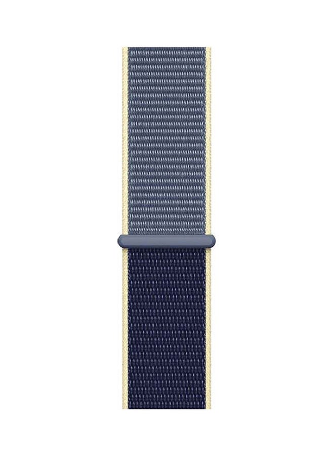 HuHa Nylon Loop Replacement Band For Amazfit GTR Blue/White - Image 2