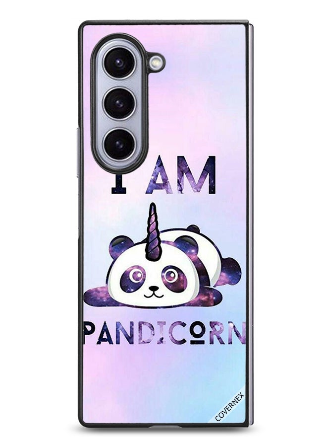 Covernex Samsung Galaxy Z Fold6 Protective Case Cover I Am Pandicorn Art - Image 1