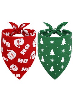 Vivifying Dog Christmas Bandana, 2 Pack Santa Claus and Christmas Tree Dog Scarves for Small Medium and Large Dogs, Holiday Dog Costume for Photo Prop, and Party Decor (Large, Red&Green) - pzsku/Z47830751F9421E38999CZ/45/_/1737032211/036facd7-d50e-4405-8237-6febf6fdf24f