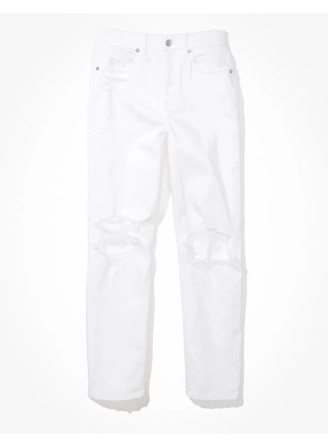 امريكان ايجل AE Ripped Mom Straight Jean