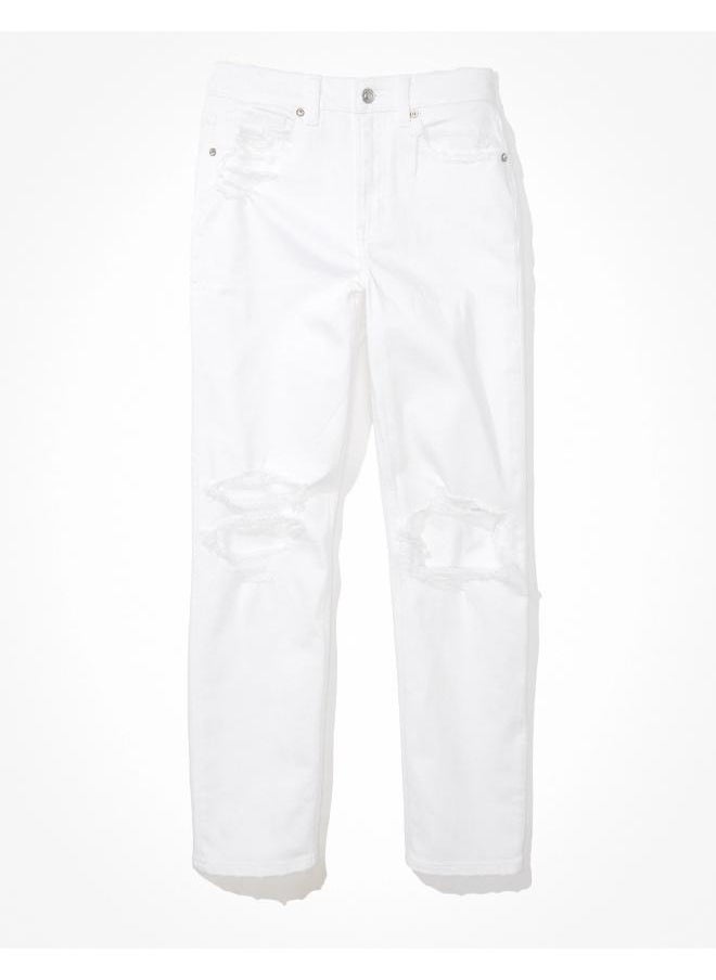 American Eagle AE Ripped Mom Straight Jean  - Image 3