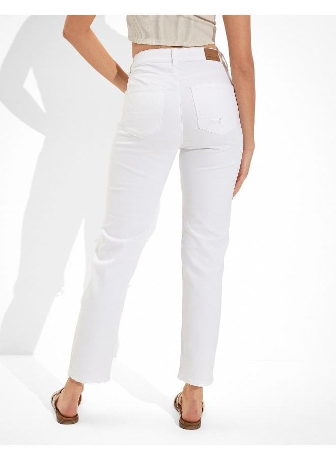 American Eagle AE Ripped Mom Straight Jean  - Image 2