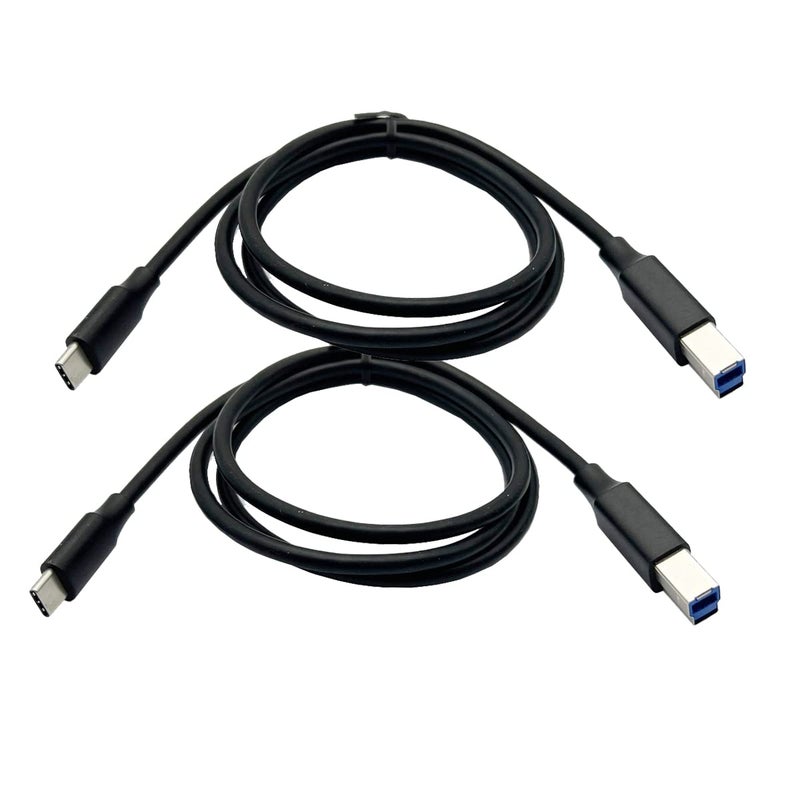 Seadream USB C to USB B Printer Cable 2Pack Superspeed USB 31 USB C Printer Cable USB Type C to Type B5Gbps1m 3 ft - Image 2