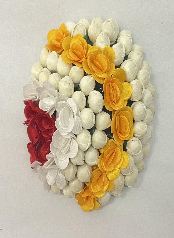 Maahal Bun Juda Bridal Maker Flower Gajra Hair Accessories For Women and Girls Multicolor Pack of 01 - Image 1