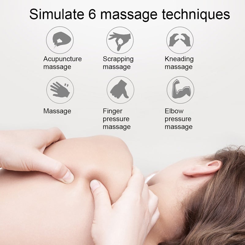 Mini Neck Massager: Compact Portable Design - 6 Modes 10 Strength Levels EMS Muscle Stimulator for Shoulder Neck Waist Leg Body Massage & Pain Relief - Image 1