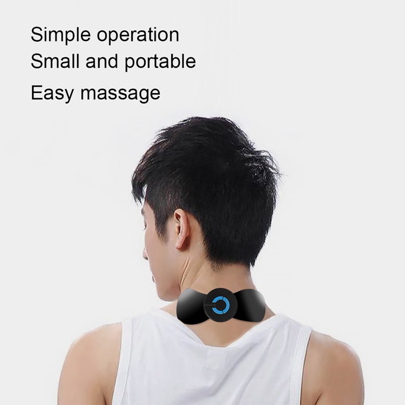 Mini Neck Massager: Compact Portable Design - 6 Modes 10 Strength Levels EMS Muscle Stimulator for Shoulder Neck Waist Leg Body Massage & Pain Relief - Image 2