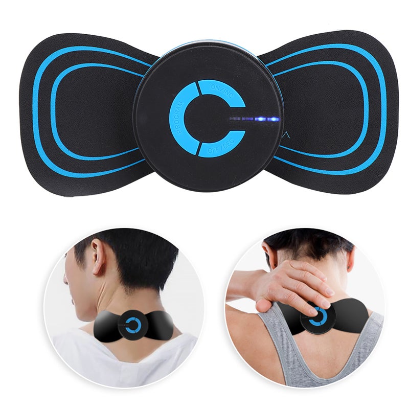 Mini Neck Massager: Compact Portable Design - 6 Modes 10 Strength Levels EMS Muscle Stimulator for Shoulder Neck Waist Leg Body Massage & Pain Relief - Image 4