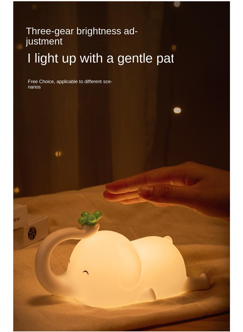 Y&D Dumbo Small Night Light Bedroom Atmosphere Sleep Light Eye Protection Baby Light Bedside Pat Small Night Light  - Image 5