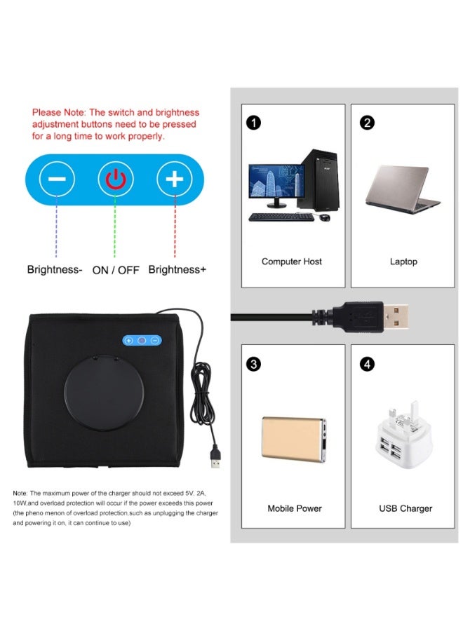 بولوز صندوق خيمة استوديو التصوير المحمول القابل للطي من بولووز مع 12 خلفية ملونة، 25 سم × 25 سم × 25 سم. - Image 4