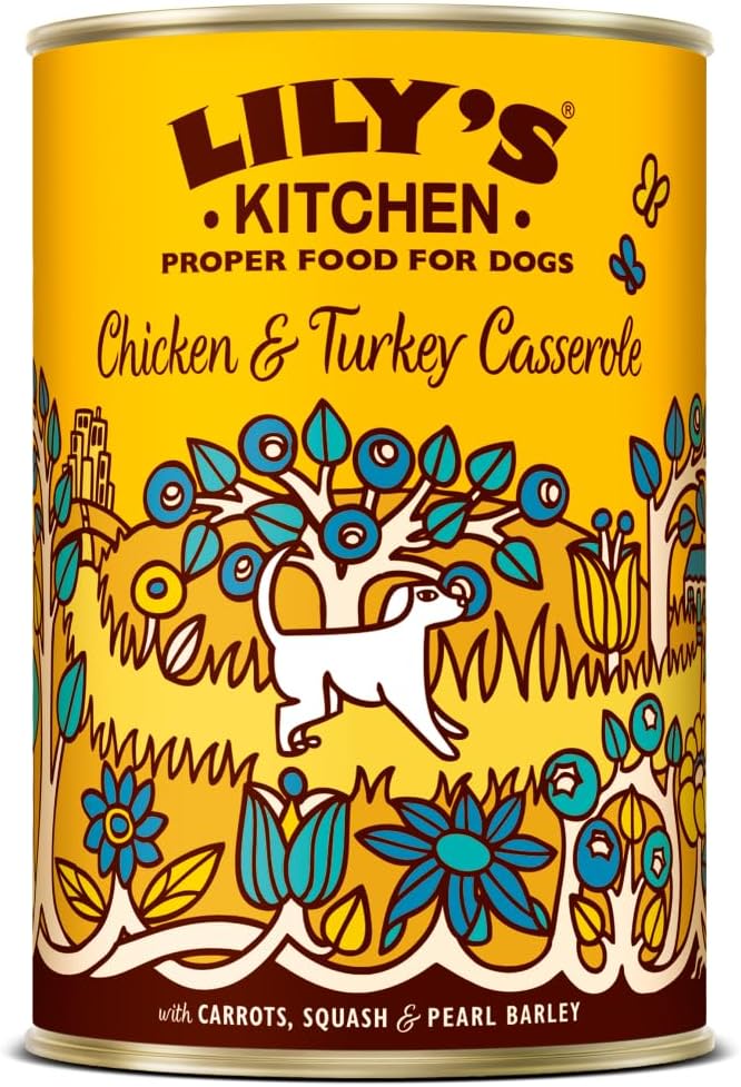 Lily's Kitchen Chicken & Turkey Casserole Wet Dog Food - 400g
